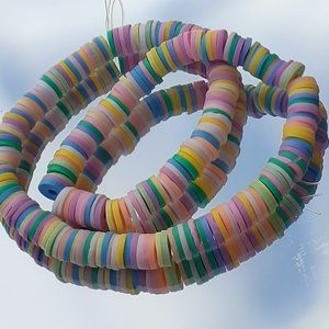 Clay bead stretchy string necklace When you buy 2 you get 1 free bracelet!